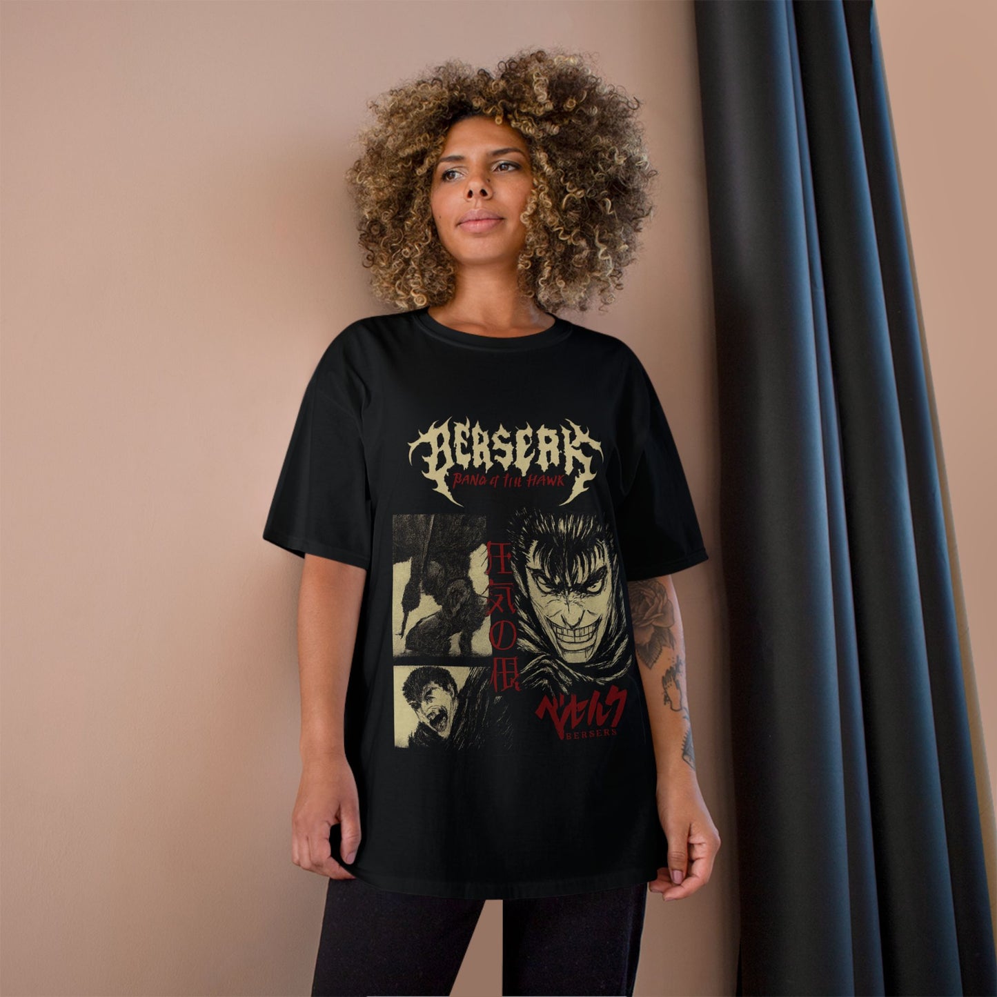 Gothic Anime T-Shirt, Edgy Graphic Tee, Perfect for Fans, Alternative Fashion, Streetwear, Gift for Anime Lovers
