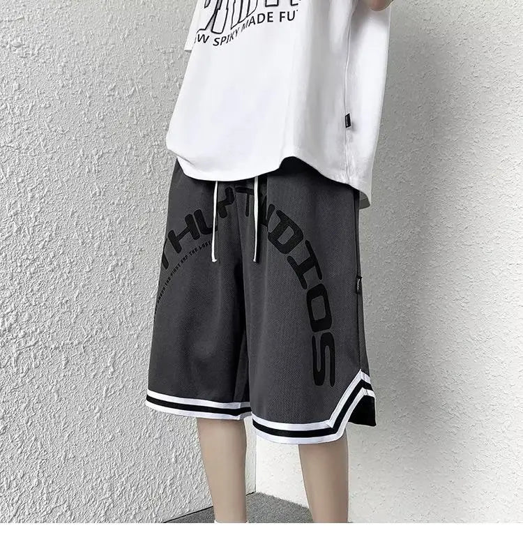 Men’s Casual Printed Shorts – Loose Fit with Pockets for Spring & Summer