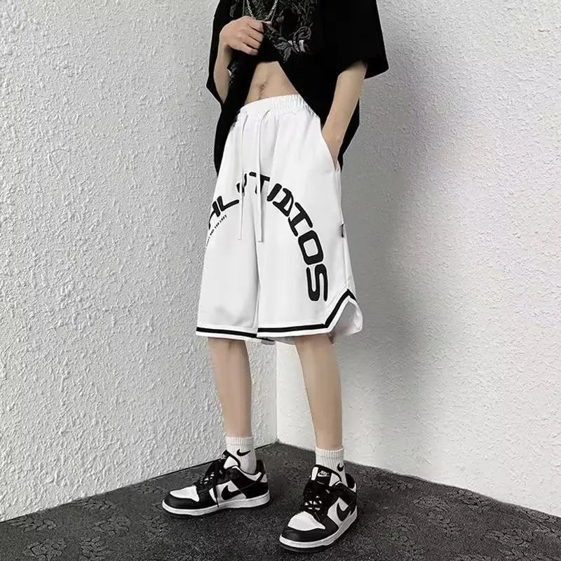 Men’s Casual Printed Shorts – Loose Fit with Pockets for Spring & Summer