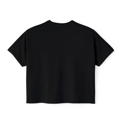 Women's Boxy Tee - Sad Girl Graphic, Cute Casual Top, Anime Inspired Shirt, Gift for Her, Streetwear Fashion
