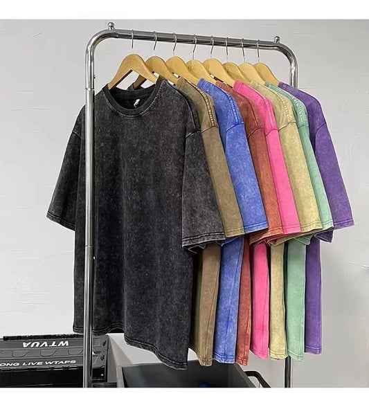 Men’s Hip Hop Cotton Tee – Breathable & Quick-Dry Summer Streetwear