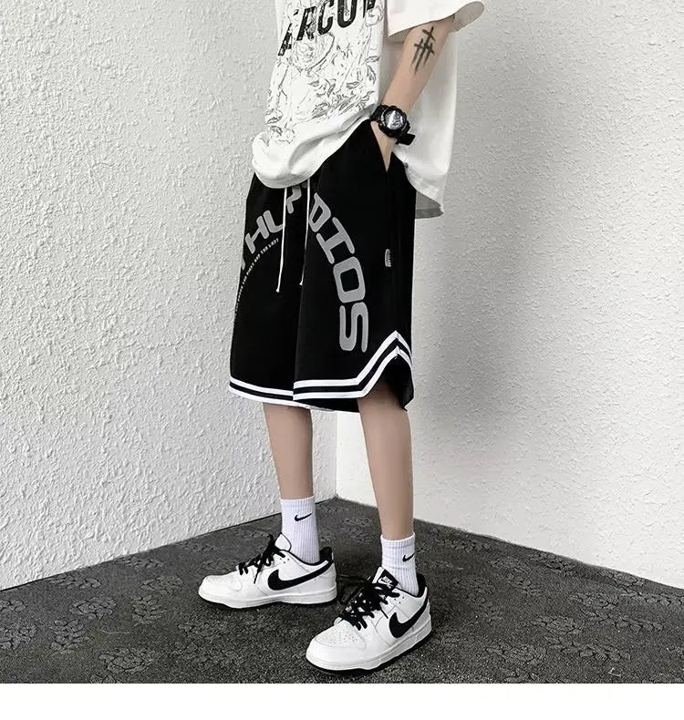 Men’s Casual Printed Shorts – Loose Fit with Pockets for Spring & Summer