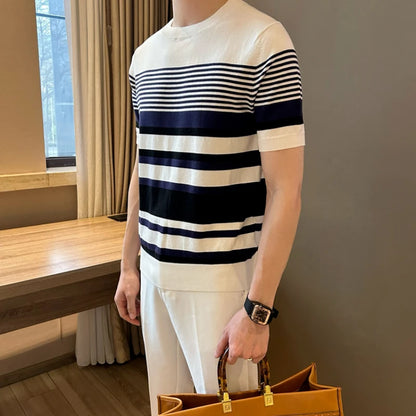 Men’s Breathable Summer T-Shirt – Casual Travel-Ready Pullover