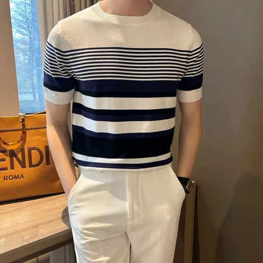 Men’s Breathable Summer T-Shirt – Casual Travel-Ready Pullover