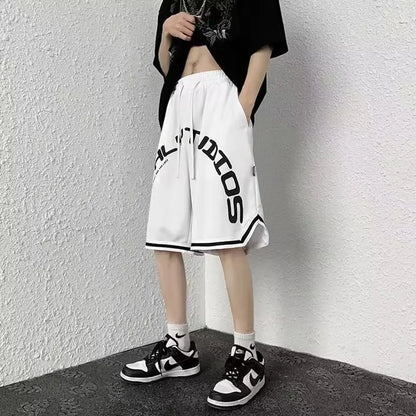Men’s Casual Printed Shorts – Loose Fit with Pockets for Spring & Summer