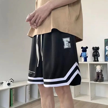 Men’s Casual Printed Shorts – Loose Fit with Pockets for Spring & Summer