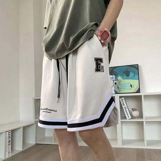 Men’s Casual Printed Shorts – Loose Fit with Pockets for Spring & Summer