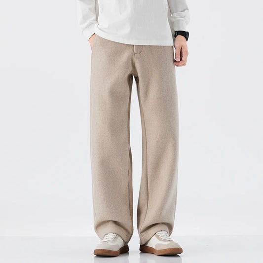 Men's Wide Leg Streetwear Jeans – Urban Smart Casual for Fall/Winter