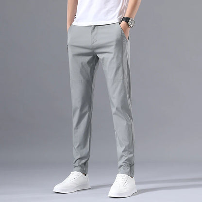 Men's Summer Slim Chinos – Stretch, Lightweight & Casual